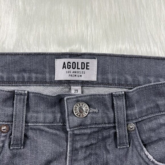 Agolde Men's Size 29 Gray‎ Slim Fit Denim Jeans - Picture 6 of 9